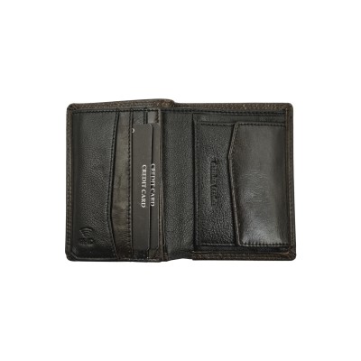Daston 085 Ανδρικό Δερμάτινο Πορτοφόλι Μαύρο