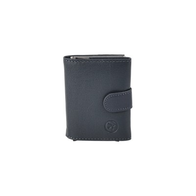 Daston 040 Ανδρικό Δερμάτινο Πορτοφόλι Μπλε