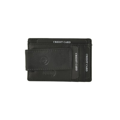 Daston 041 Ανδρικό Δερμάτινο Πορτοφόλι Μαύρο