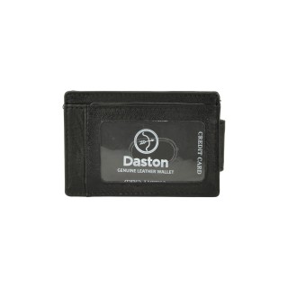 Daston 041 Ανδρικό Δερμάτινο Πορτοφόλι Μαύρο