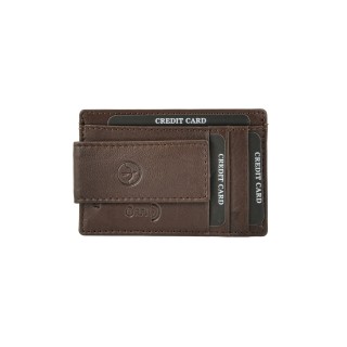 Daston 041 Ανδρικό Δερμάτινο Πορτοφόλι Καφέ