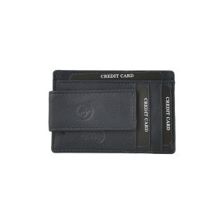 Daston 041 Ανδρικό Δερμάτινο Πορτοφόλι Μπλε