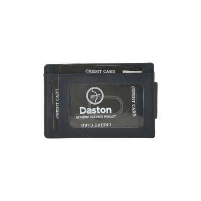 Daston 041 Ανδρικό Δερμάτινο Πορτοφόλι Μπλε