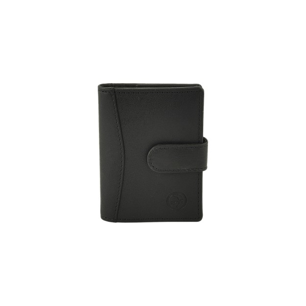 Daston 042 Ανδρικό Δερμάτινο Πορτοφόλι Μαύρο