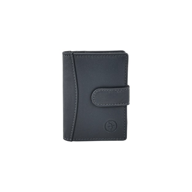 Daston 042 Ανδρικό Δερμάτινο Πορτοφόλι Μπλε