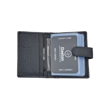 Daston 042 Ανδρικό Δερμάτινο Πορτοφόλι Μπλε