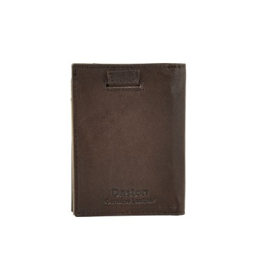 Daston 091 Ανδρικό Δερμάτινο Πορτοφόλι Καφέ