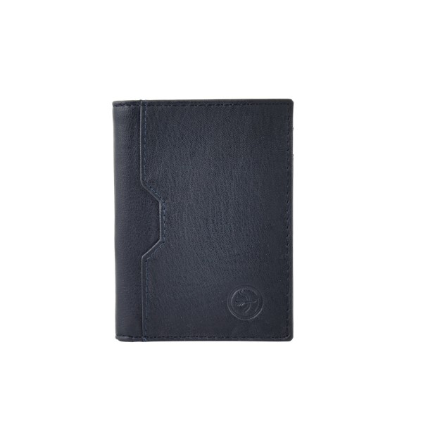 Daston 091 Ανδρικό Δερμάτινο Πορτοφόλι Μπλε