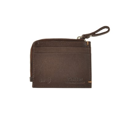 Daston 090 Ανδρικό Δερμάτινο Πορτοφόλι Καφέ