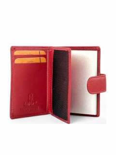 Lavor 1-5953 Δερμάτινο Γυναικείο Πορτοφόλι-Καρτοθήκη με RFID Κόκκινη