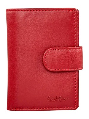 Lavor 1-5953 Δερμάτινο Γυναικείο Πορτοφόλι-Καρτοθήκη με RFID Κόκκινη