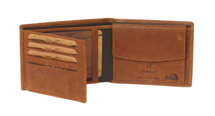 Lavor 1-5123 Ανδρικό Δερμάτινο Πορτοφόλι Ταμπά