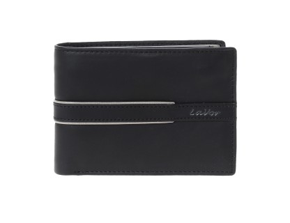 Lavor 1-5814 Ανδρικό Δερμάτινο Πορτοφόλι Μαύρο