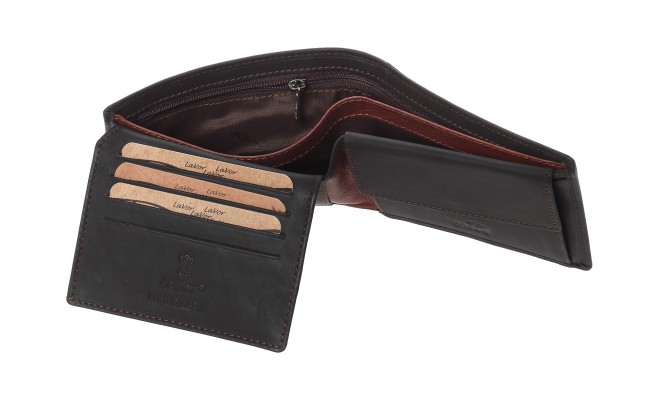 Lavor 1-5814 Ανδρικό Δερμάτινο Πορτοφόλι Καφέ