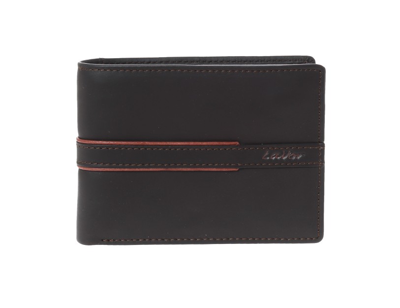 Lavor 1-5814 Ανδρικό Δερμάτινο Πορτοφόλι Καφέ