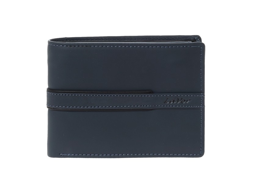 Lavor 1-5814 Ανδρικό Δερμάτινο Πορτοφόλι Μπλε
