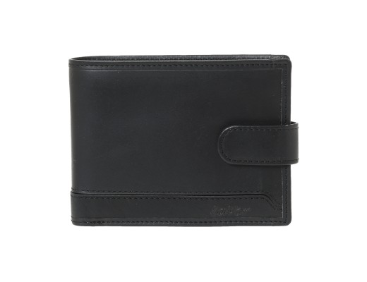 Lavor Δερμάτινο Ανδρικό Πορτοφόλι με RFID Μαύρο 1-6093