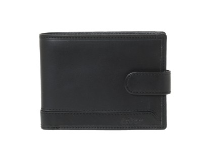 Lavor Δερμάτινο Ανδρικό Πορτοφόλι με RFID Μαύρο 1-6093