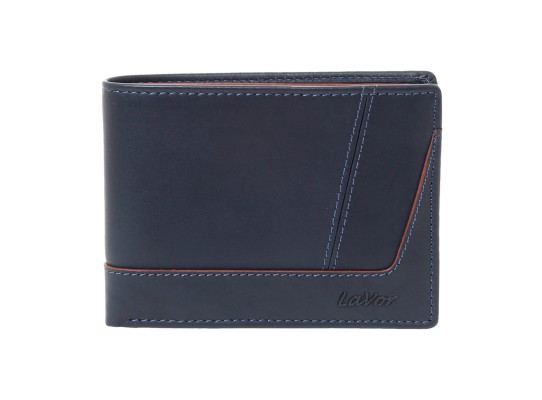 Lavor 1-6170 Δερμάτινο Ανδρικό Πορτοφόλι με RFID Μπλε