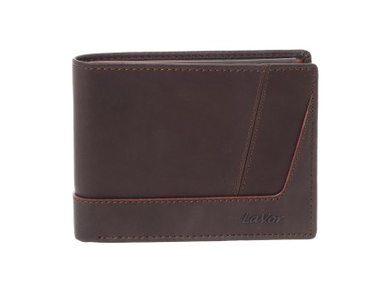Lavor 1-6170 Δερμάτινο Ανδρικό Πορτοφόλι με RFID Καφέ