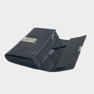 Lavor 1-676 Δερμάτινο Πορτοφόλι Σερβιτόρου Μαύρο