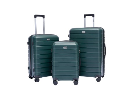 Lavor Σετ Βαλίτσες Ταξιδιού Σκληρές Λαδί με 4 ρόδες 1-608 + Δώρο Tracker Εντοπισμού