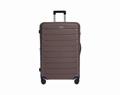 Lavor Μεγάλη Βαλίτσα Ταξιδιού Σκληρή Καφέ με 4 Ρόδες Ύψους 75εκ. 1-608 + Δώρο Tracker Εντοπισμού