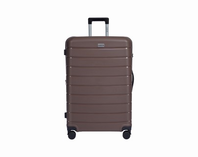 Lavor Μεγάλη Βαλίτσα Ταξιδιού Σκληρή Καφέ με 4 Ρόδες Ύψους 75εκ. 1-608 + Δώρο Tracker Εντοπισμού