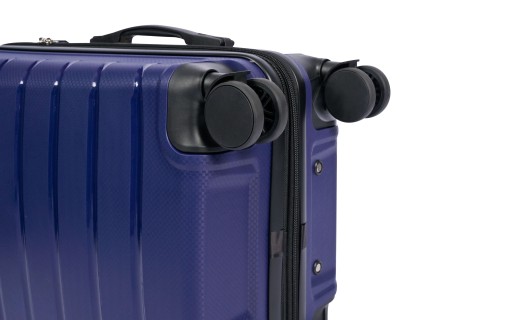 Lavor Μεγάλη Βαλίτσα Ταξιδιού Σκληρή Μπλε με 4 Ρόδες Ύψους 75εκ. 1-608 + Δώρο Tracker Εντοπισμού