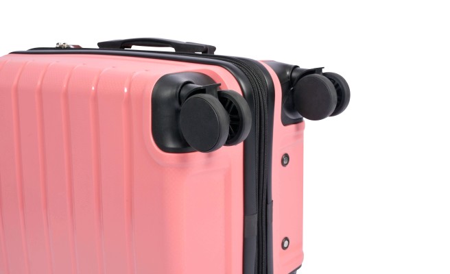 Lavor Μεγάλη Βαλίτσα Ταξιδιού Σκληρή Ροζ με 4 Ρόδες Ύψους 75εκ. 1-608 + Δώρο Tracker Εντοπισμού