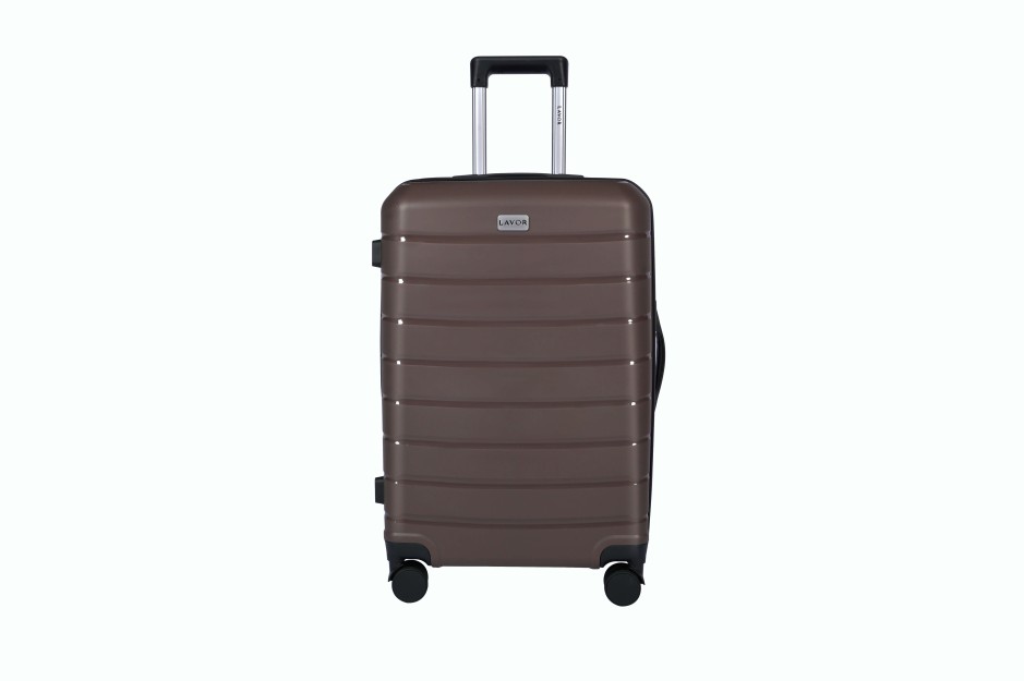 Lavor Μεσαία Βαλίτσα Ταξιδιού Σκληρή Καφέ με 4 Ρόδες Ύψους 66εκ. 1-608