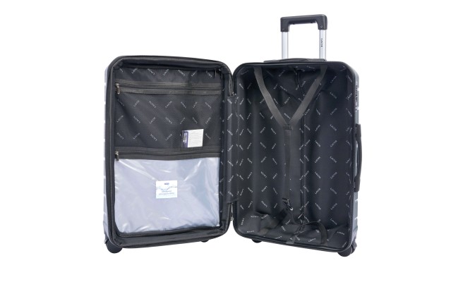 Lavor Μεσαία Βαλίτσα Ταξιδιού Σκληρή Λαδί με 4 Ρόδες Ύψους 66εκ. 1-608