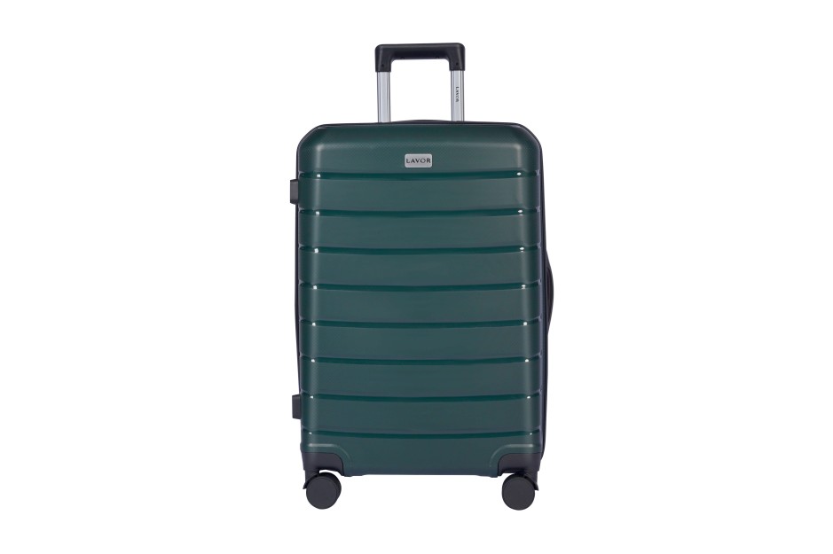 Lavor Μεσαία Βαλίτσα Ταξιδιού Σκληρή Λαδί με 4 Ρόδες Ύψους 66εκ. 1-608