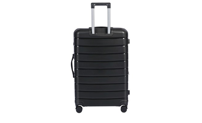 Lavor Μεσαία Βαλίτσα Ταξιδιού Σκληρή Μαύρη με 4 Ρόδες Ύψους 66εκ. 1-608