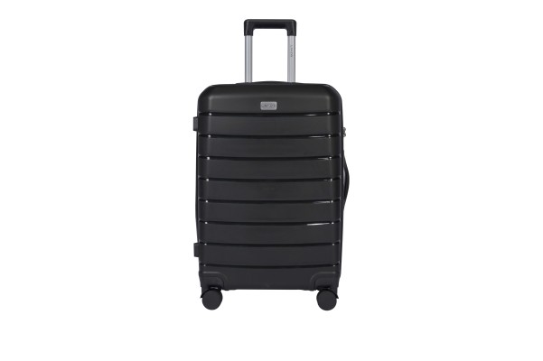 Lavor Μεσαία Βαλίτσα Ταξιδιού Σκληρή Μαύρη με 4 Ρόδες Ύψους 66εκ. 1-608