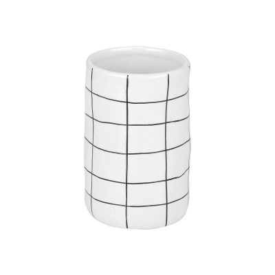 ESTIA ΠΟΤΗΡΑΚΙ ΜΠΑΝΙΟΥ CAGE ΚΕΡΑΜΙΚΟ 7.5x12cm