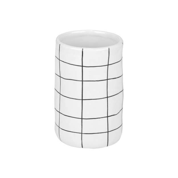 ESTIA ΠΟΤΗΡΑΚΙ ΜΠΑΝΙΟΥ CAGE ΚΕΡΑΜΙΚΟ 7.5x12cm