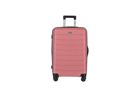 Lavor Μεσαία Βαλίτσα Ταξιδιού Σκληρή Ροζ με 4 Ρόδες Ύψους 66εκ. 1-608