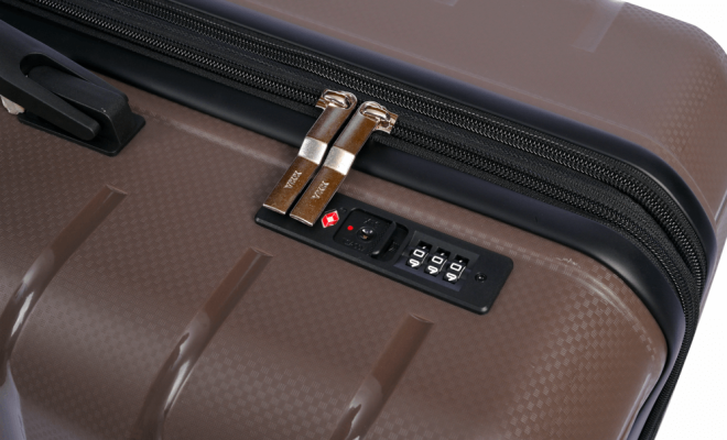 Lavor Βαλίτσα Ταξιδιού Καμπίνας Σκληρή Καφέ με 4 Ρόδες Ύψους 55εκ. 1-608