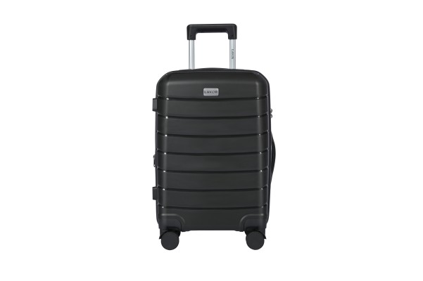 Lavor Βαλίτσα Ταξιδιού Καμπίνας Σκληρή Μαύρη με 4 Ρόδες Ύψους 55εκ. 1-608