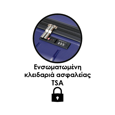 Lavor Βαλίτσα Ταξιδιού Καμπίνας Σκληρή Μπλε με 4 Ρόδες 55x35x24 35L 1-608