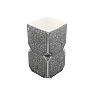 ΠΟΤΗΡΑΚΙ ΜΠΑΝΙΟΥ FENG SHUI ΚΕΡΑΜΙΚΟ ΓΚΡΙ