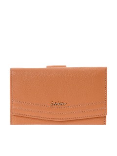 Lavor 1-6019 Μεγάλο Δερμάτινο Γυναικείο Πορτοφόλι με RFID Κοραλί