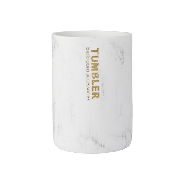 ESTIA ΠΟΤΗΡΑΚΙ ΜΠΑΝΙΟΥ MARBLE ΡΗΤΙΝΗΣ
