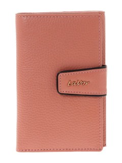 Lavor 1-6038 Μεγάλο Δερμάτινο Γυναικείο Πορτοφόλι με RFID Ροζ