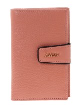 Lavor 1-6038 Μεγάλο Δερμάτινο Γυναικείο Πορτοφόλι με RFID Ροζ