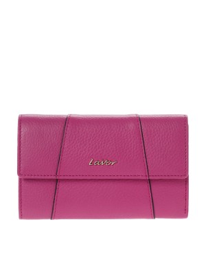 Lavor 1-6071 Γυναικείο Δερμάτινο Πορτοφόλι Ρόδι