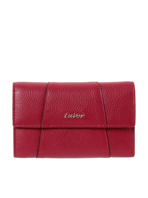 Lavor 1-6071 Γυναικείο Δερμάτινο Πορτοφόλι Κόκκινο