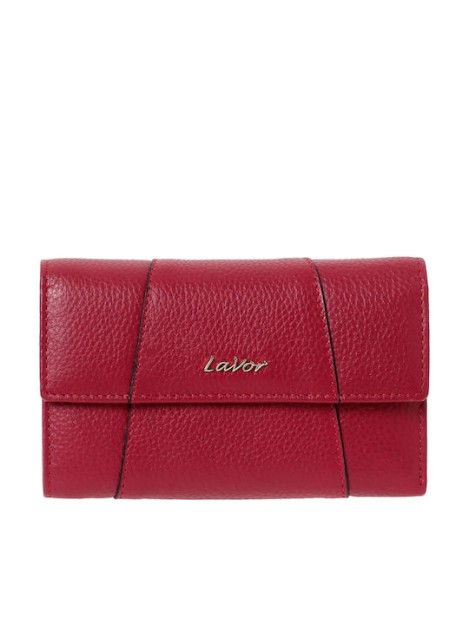 Lavor 1-6071 Γυναικείο Δερμάτινο Πορτοφόλι Κόκκινο