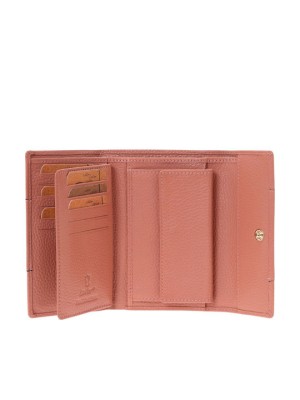 Lavor 1-6071 Γυναικείο Δερμάτινο Πορτοφόλι Ροζ